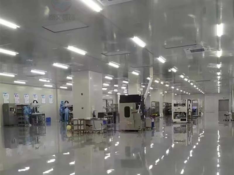 上海浦東川沙電子新能源廠房裝修無(wú)塵凈化車間工程建設(shè)